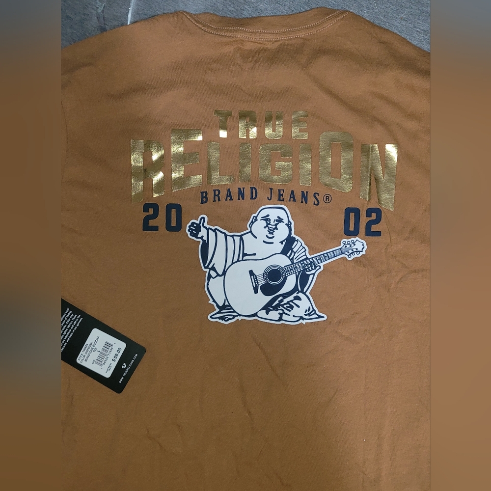 True Religion Brown Graphic T-Shirt